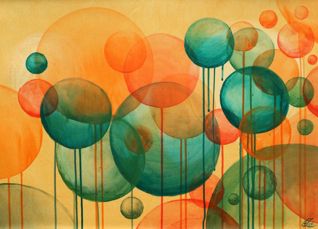 Bubbles / Farbstudie 7